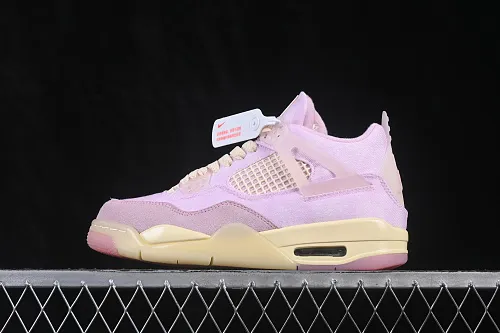All categories Air Jordan Jordan series basketball shoes Air Jordan 4 Air Jordan 4 Retro "Iced Carmine" AJ4 Jordan 4 denim ice plum powder replica basketball shoes IB6716-600